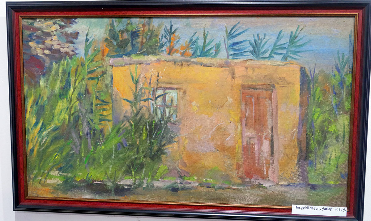 Türkmen suratkeşi Röwşen Annanyýazowyň ýadygärligine bagyşlanan sergi