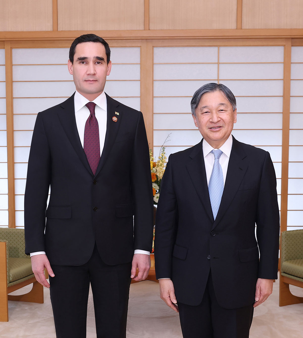 Meeting of the President of Turkmenistan with the Emperor of Japan