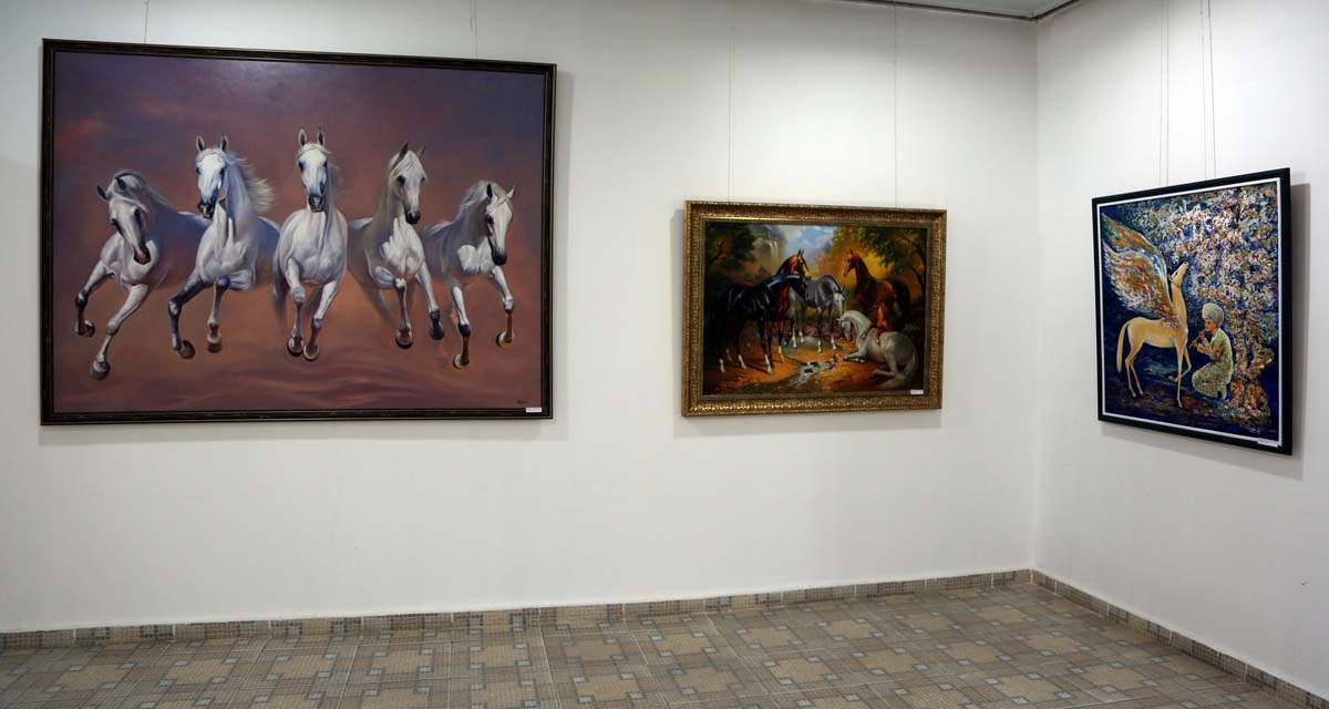 Exhibition of works by Turkmen artists dedicated to winged horses