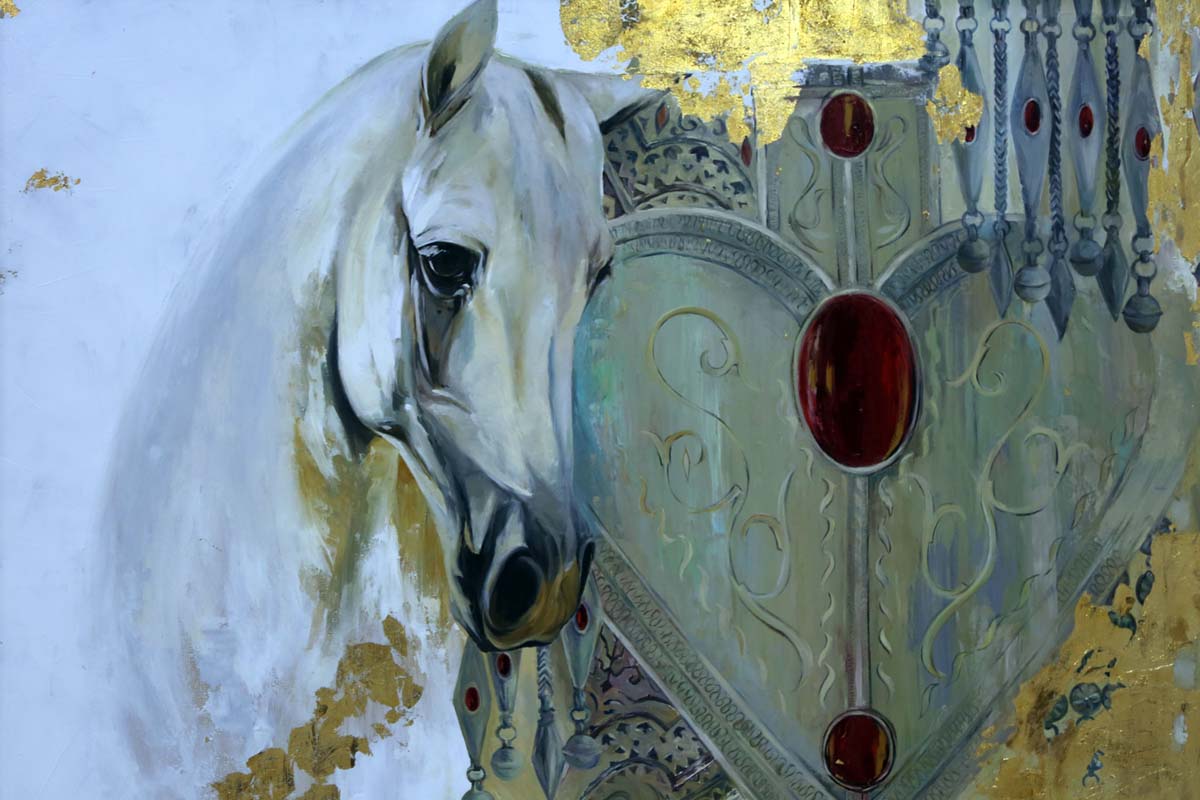 Exhibition of works by Turkmen artists dedicated to winged horses