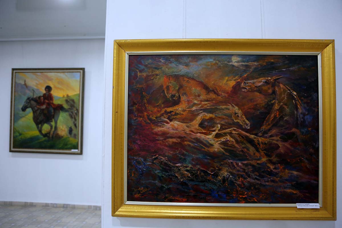 Exhibition of works by Turkmen artists dedicated to winged horses