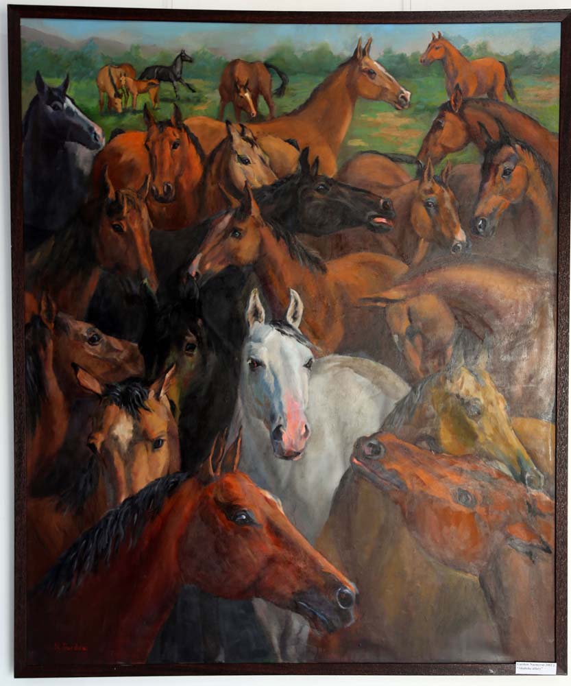 Exhibition of works by Turkmen artists dedicated to winged horses