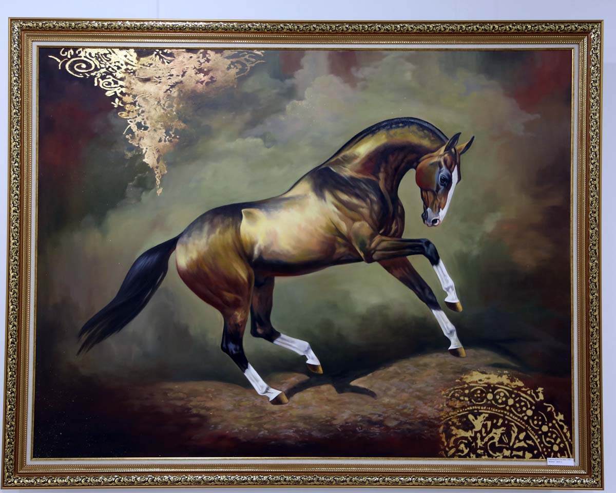 Exhibition of works by Turkmen artists dedicated to winged horses