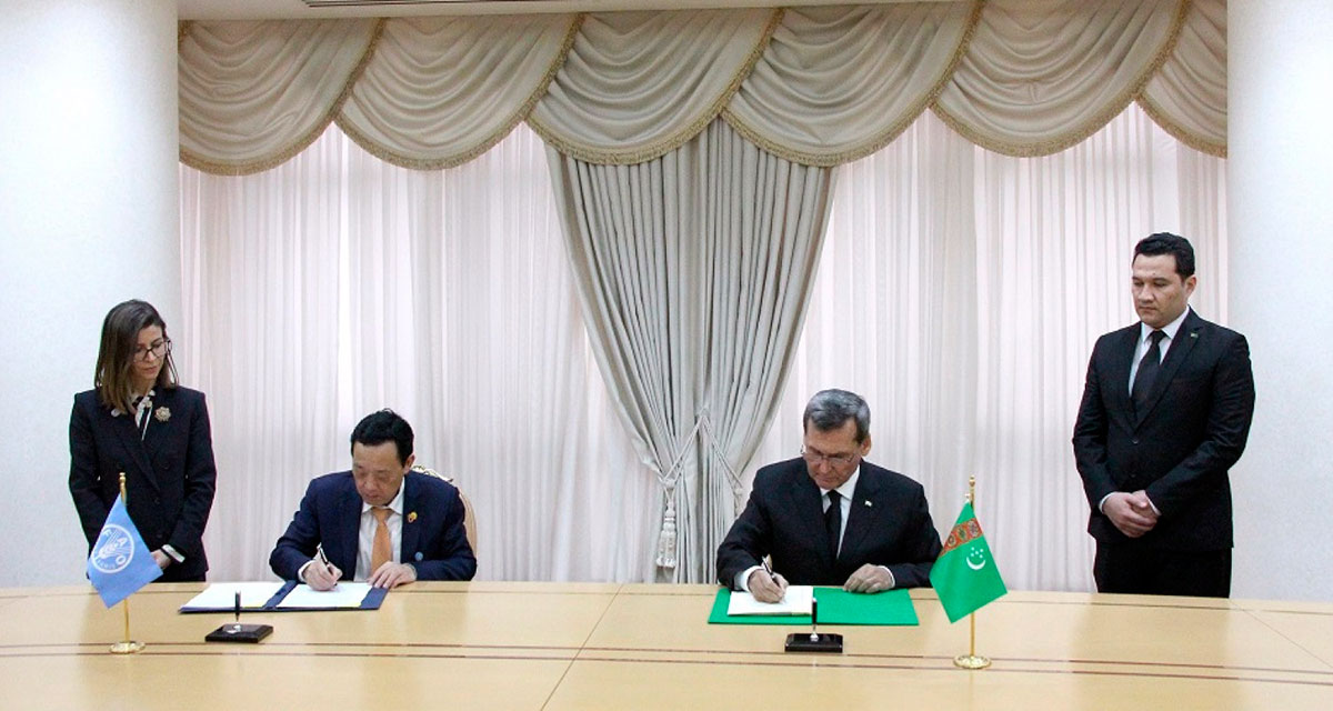 Türkmenistanyň DIM-nde FAO-nyň Baş direktory bilen duşuşyk geçirildi