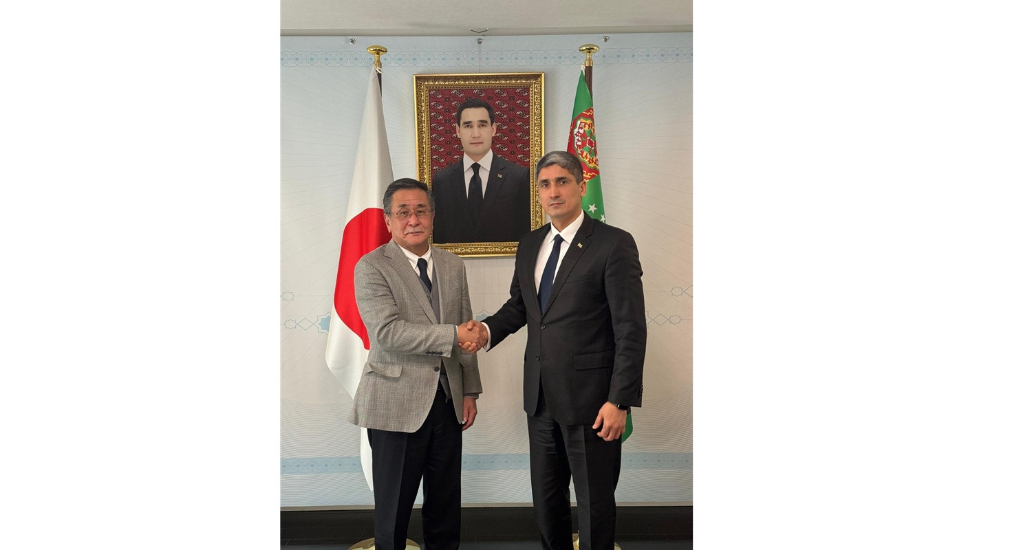 Türkmenistanyň Ýaponiýadaky Ilçisi Tokio şäherinde Ýapon-türkmen ykdysady hyzmatdaşlyk komitetiniň başlygy bilen duşuşdy