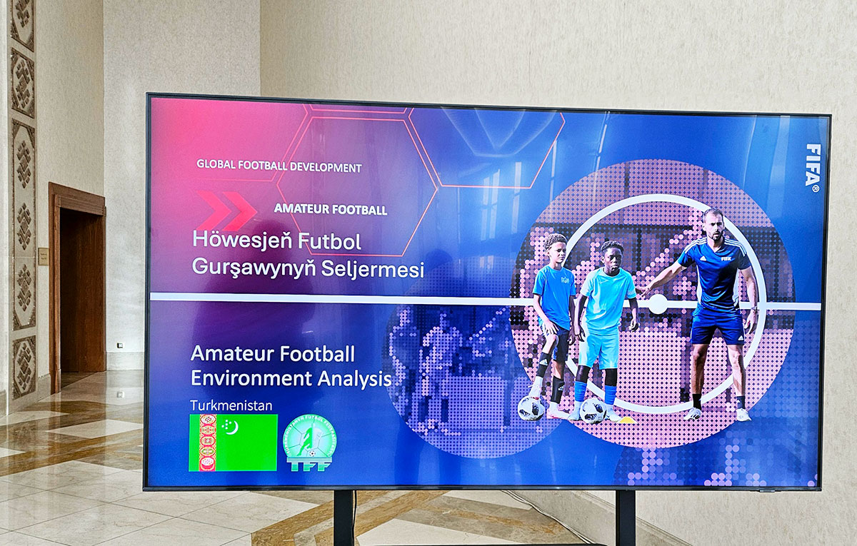 Эксперт FIFA высоко оценил потенциал развития футбола в Туркменистане