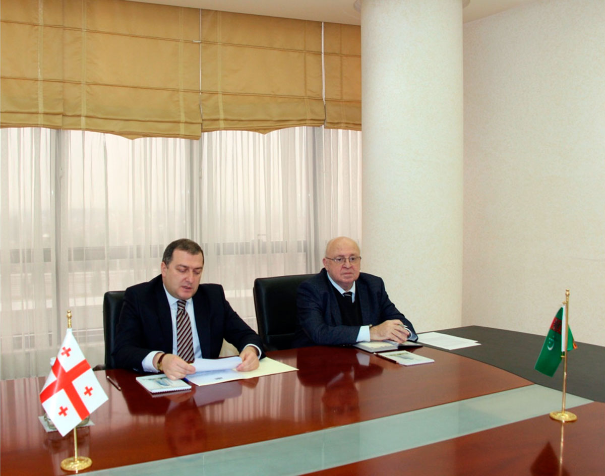 Türkmenistanyň Daşary işler ministrliginde Gruziýanyň Ilçisi bilen duşuşyk geçirildi