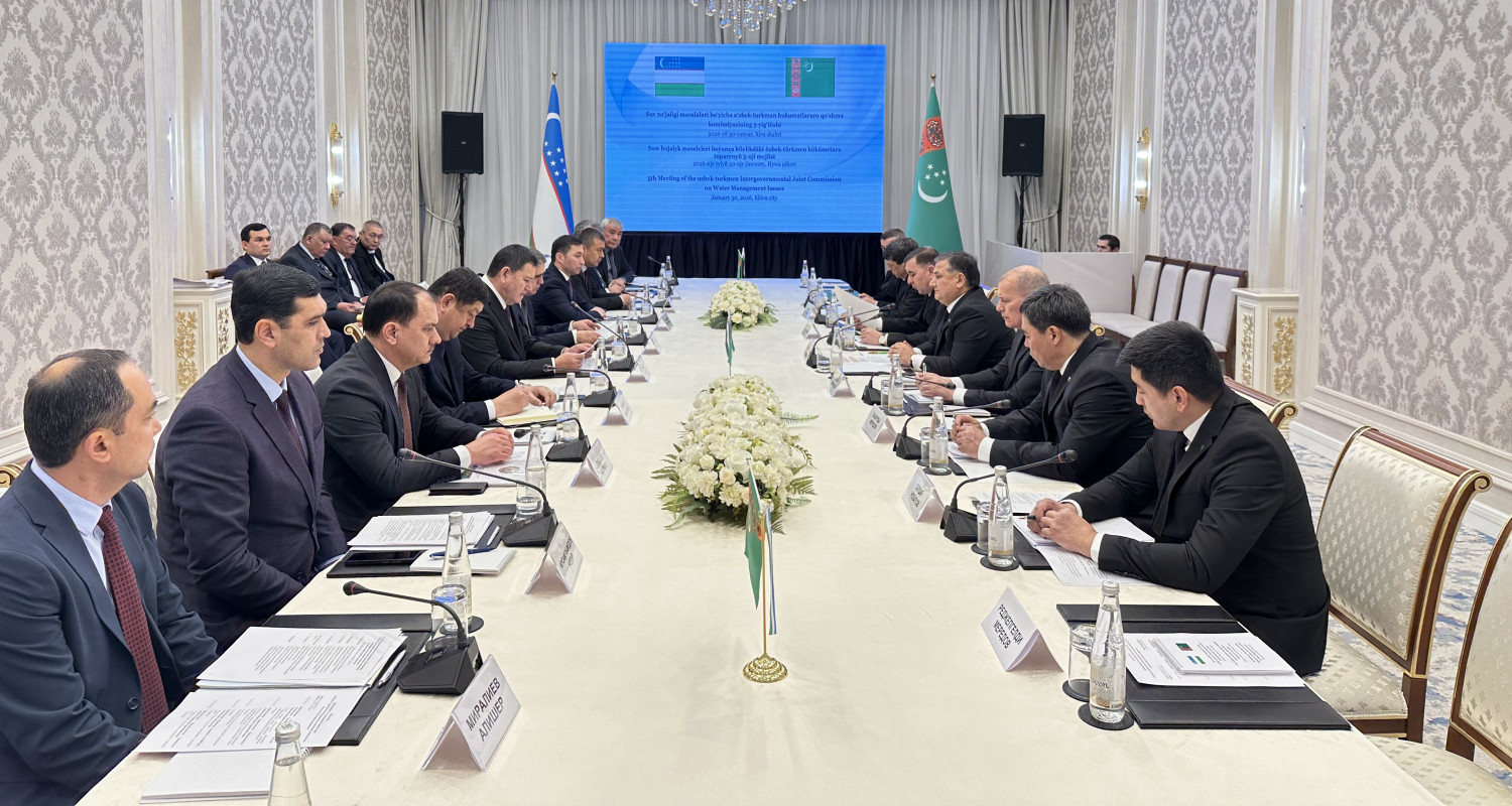 The Fifth meeting of the Joint Turkmen-Uzbek Intergovernmental Commission on Water Management Issues was held