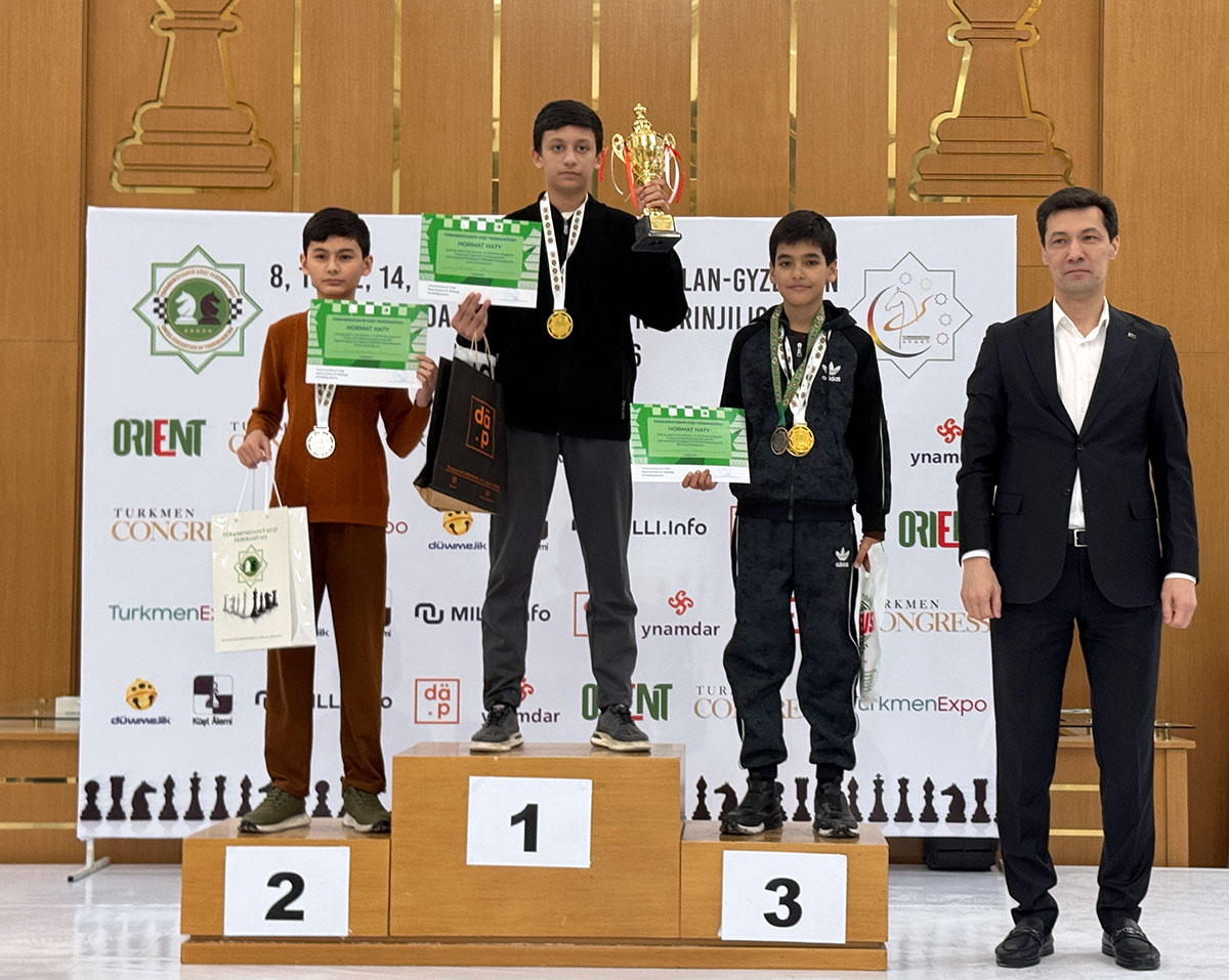 В Туркменистане подведены итоги детско-юношеского чемпионата по шахматам