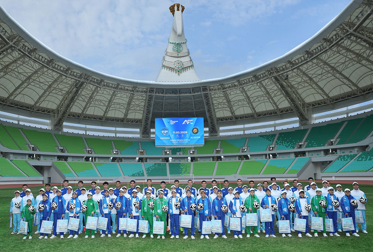 Sportly Türkmenistan — bagtyýar çagalygyň we arzuwlaryň hasyl bolýan ýurdy