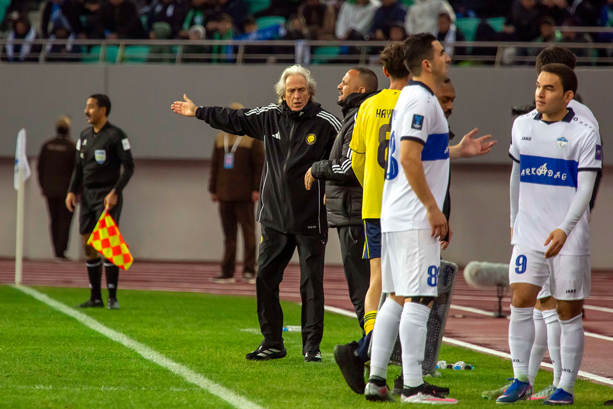 Матч между футбольными командами «Arkadag» и «Al-Nassr»