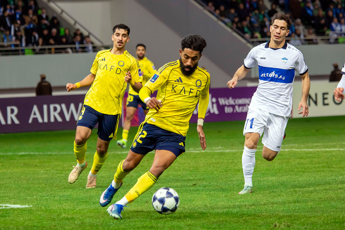 Матч между футбольными командами «Arkadag» и «Al-Nassr»