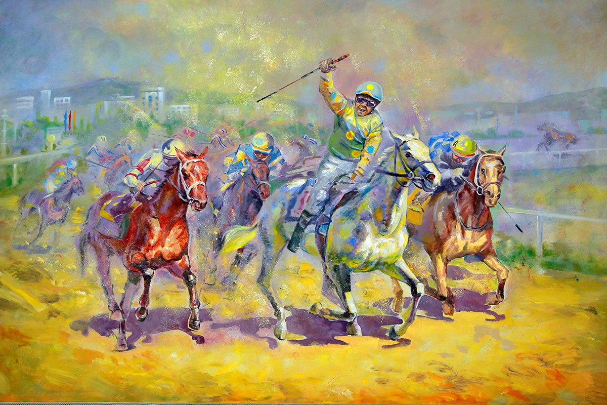 «Стремительные кони нашей Родины» - выставка работ из Золотого фонда академии художеств Туркменистана