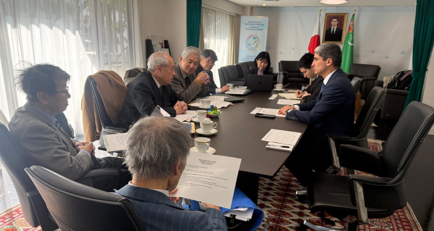 Ambassador of Turkmenistan to Japan met with the President of the Turkmen-Japanese Scientific and Technological Association