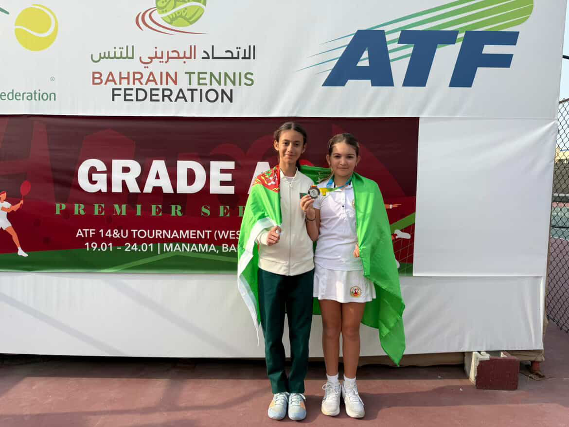 Turkmen tennis players achieved double gold at the West and Central Asian championships
