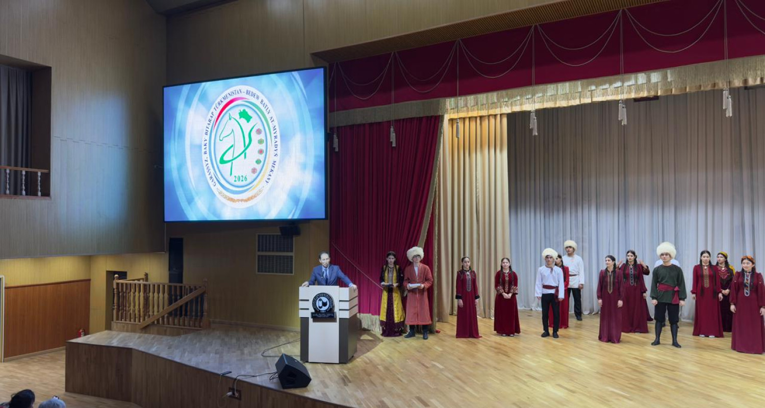 Almaty şäherinde 2026-njy ýylyň «Garaşsyz, baky Bitarap Türkmenistan — bedew batly at-myradyň mekany» atly şygaryna bagyşlanan çäre geçirildi