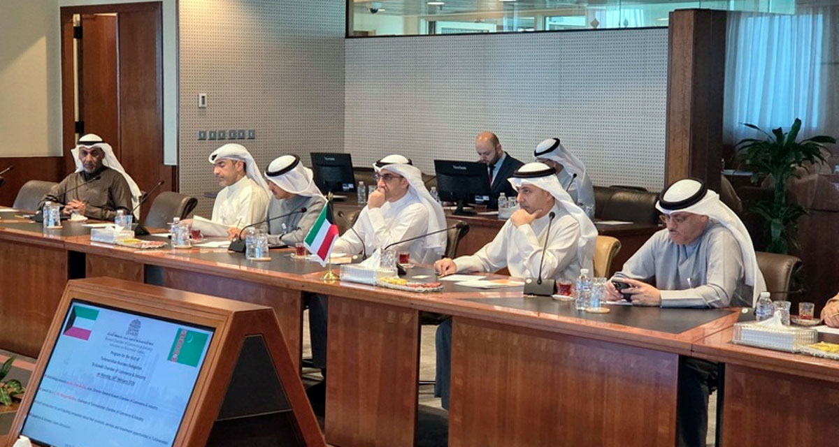 El-Kuweýt şäherinde türkmen-kuweýt işewürlik hyzmatdaşlygyny ösdürmegiň mümkinçilikleri ara alnyp maslahatlaşyldy