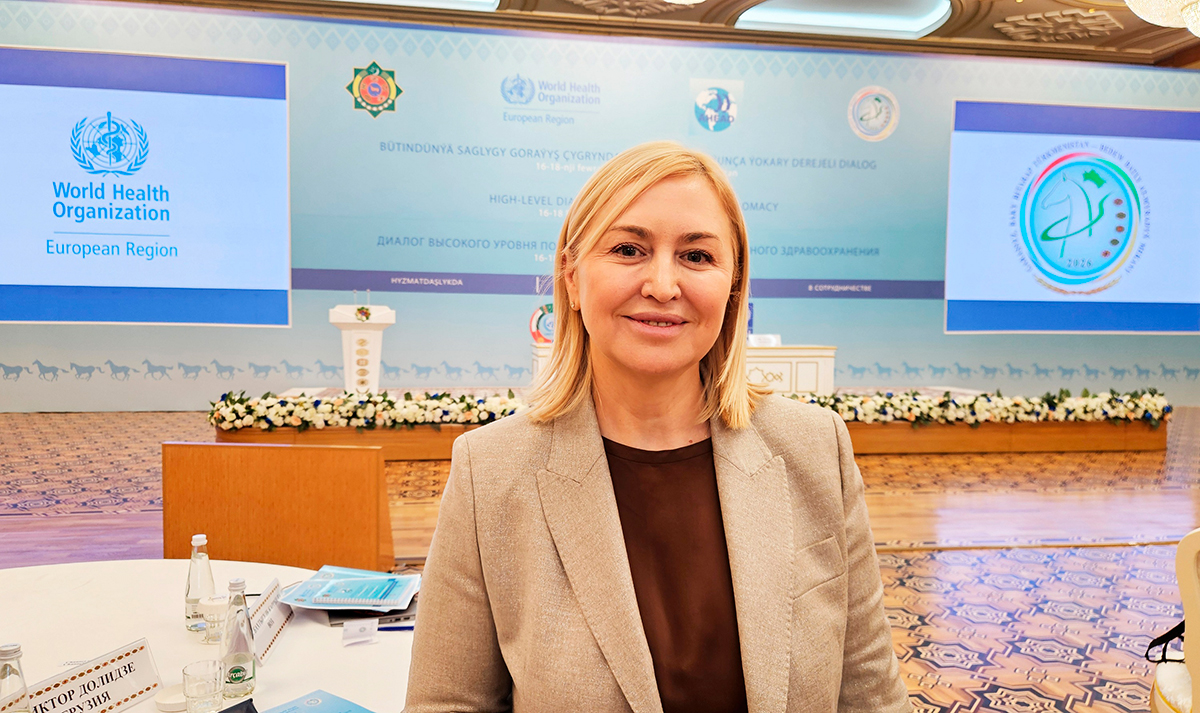 Оксана Доменти (ВОЗ): Туркменистан — активный участник глобальной медицинской дипломатии