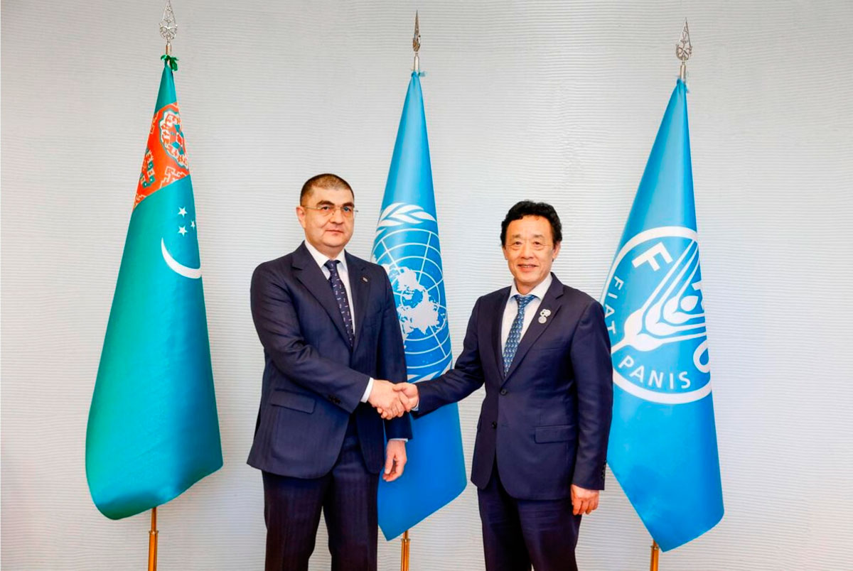 Встреча с Генеральным директором Продовольственной и сельскохозяйственной Организации Объединённых Наций