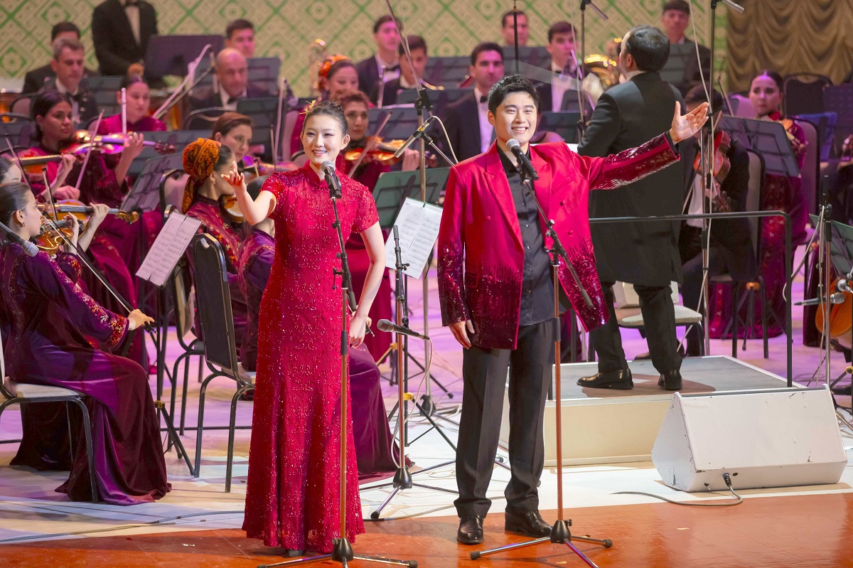 В Ашхабаде состоялся туркмено-китайский концерт в честь Праздника весны