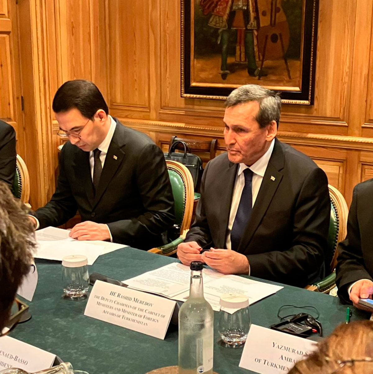 The head of MFA of Turkmenistan held talks with the President of the EBRD