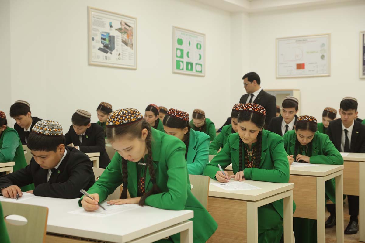 «Oguz hanyň zehinli nesilleri» atly olimpiadanyň I tapgyryna 20 müňden gowrak okuwçy gatnaşdy