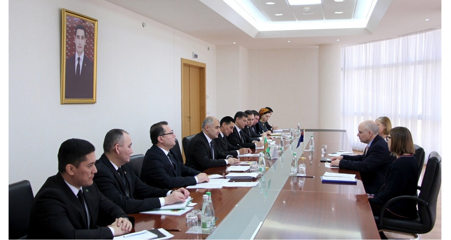 The Deputy Minister of Foreign Affairs A. Gurbanov had a meeting with Ambassador of Australia to Turkmenistan