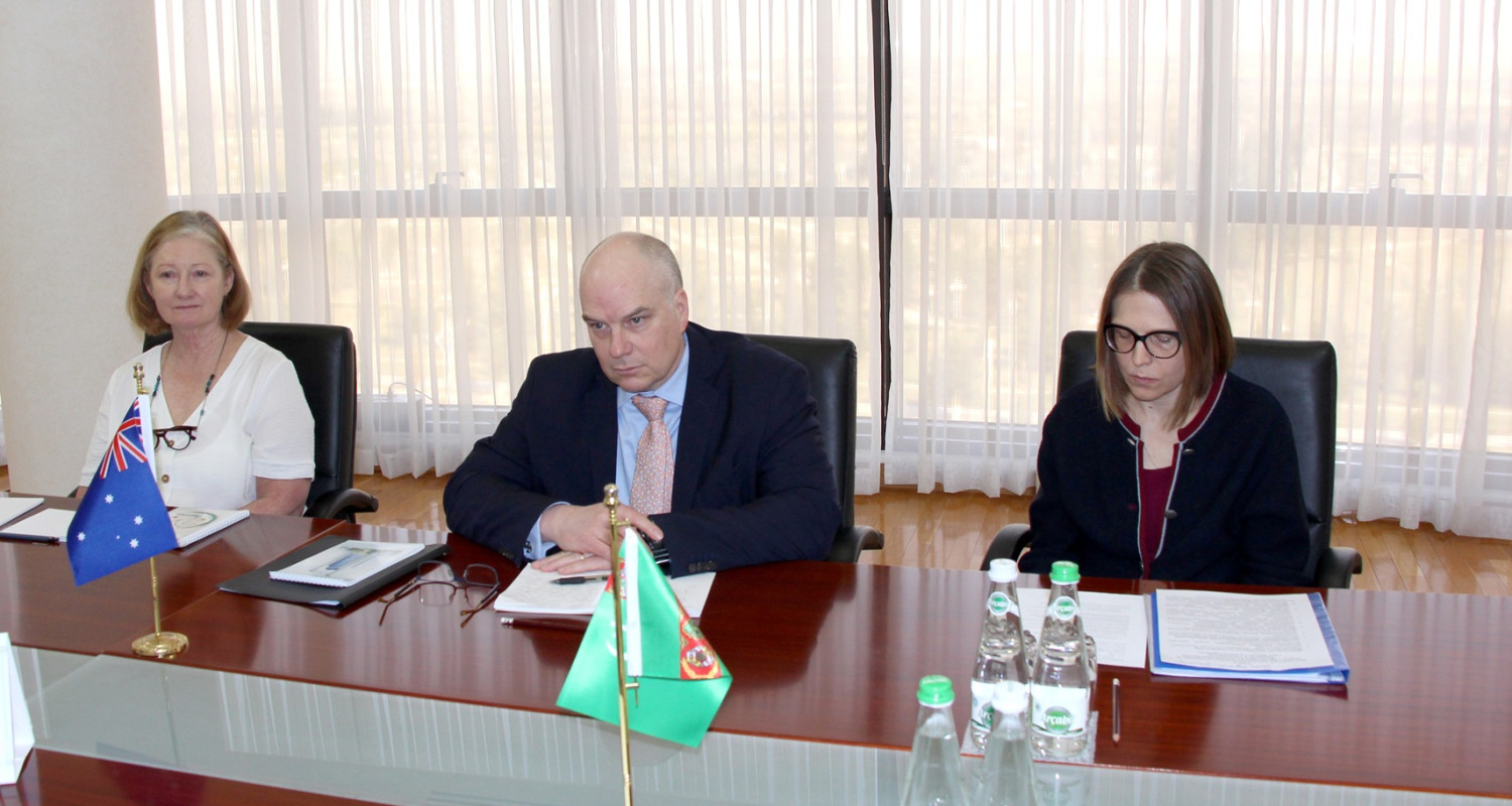 Daşary işler ministriniň orunbasary A.Gurbanow Awstraliýanyň Türkmenistandaky Ilçisi bilen duşuşdy