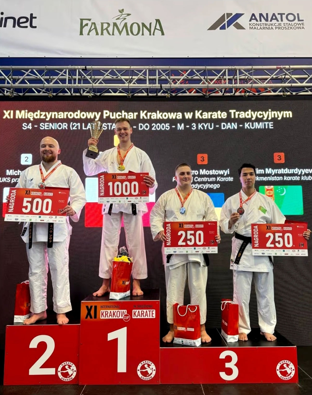 Туркменистанцы завоевали две бронзы на международном турнире по традиционному карате в Польше