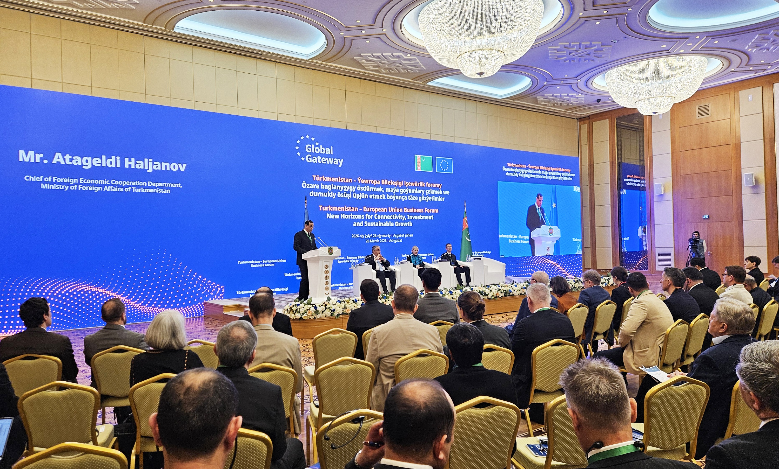 Туркменистан выступает в качестве стратегического моста между Европой и Азией