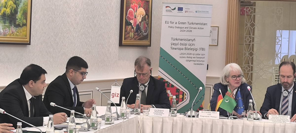 Tehnologik innowasiýalar we «ýaşyl» energiýa: Türkmenistan bilen Ýewropa Bileleşigi howa durnuklylygy ugrunda hyzmatdaşlygyny pugtalandyrýar