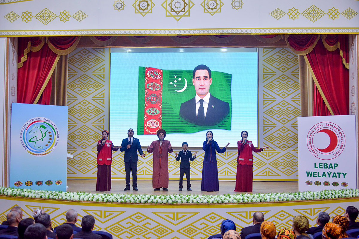 Türkmenistanyň Gyzyl Ýarymaý Milli jemgyýeti – ynsanperwerlik ýolunyň dabaralanmasy