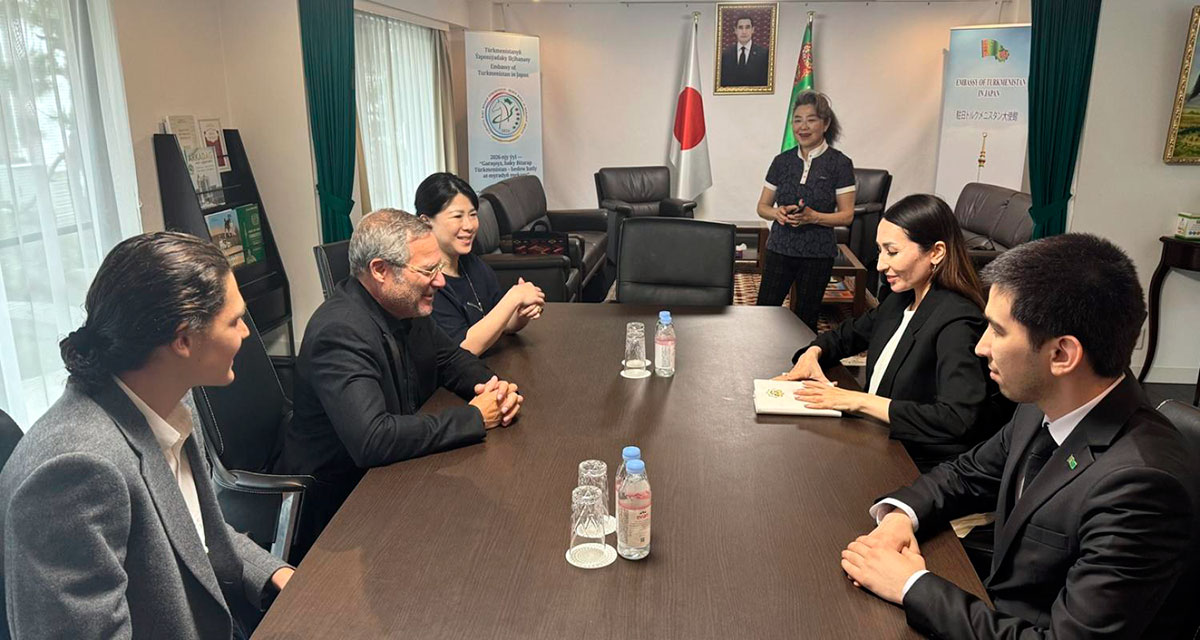 Meeting held at the Embassy of Turkmenistan in Japan to discuss cooperation in horse breeding and promotion of Akhal-Teke horses
