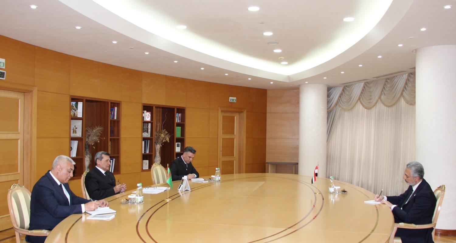 On the meeting with the Chargé d’Affaires of the Embassy of the Republic of Iraq in Turkmenistan