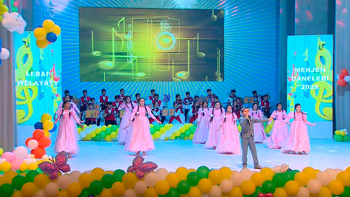 Çagalaryň owazy – röwşen geljegiň sabasy