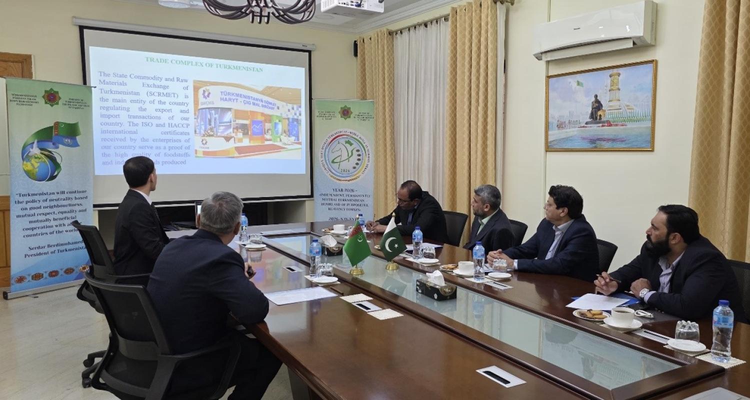 Prospects for Turkmen–Pakistani business partnership was discussed in Islamabad