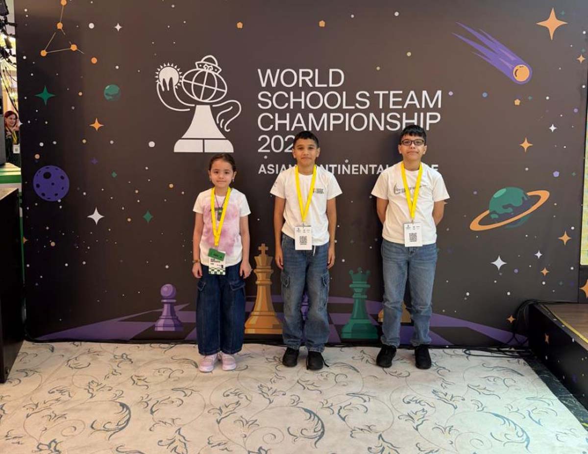 Туркменский шахматист стал бронзовым призёром на первой доске на чемпионате Азии среди школьных команд