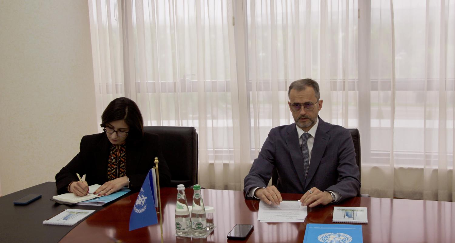 Meeting with the Head of the WHO Country Office in Ashgabat