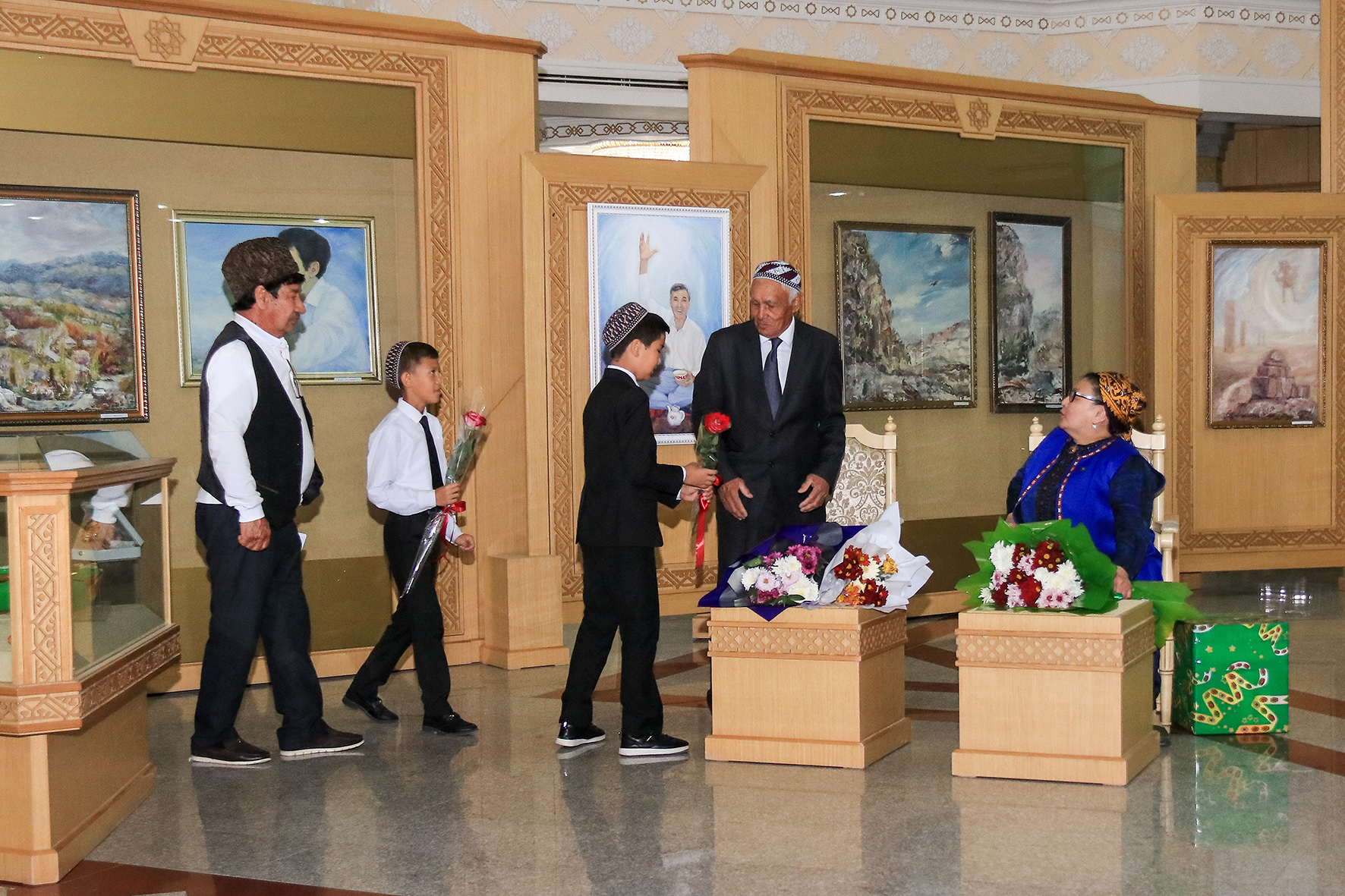 В Балканском велаяте организована выставка работ мастера-живописца Амангельды Хыдырова