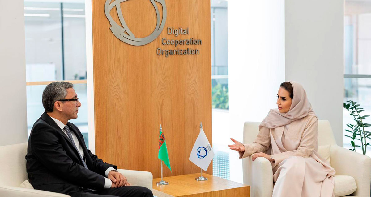 Türkmenistanyň Ilçisi Halkara Sanly Hyzmatdaşlyk Guramasynyň Baş sekretary bilen duşuşdy