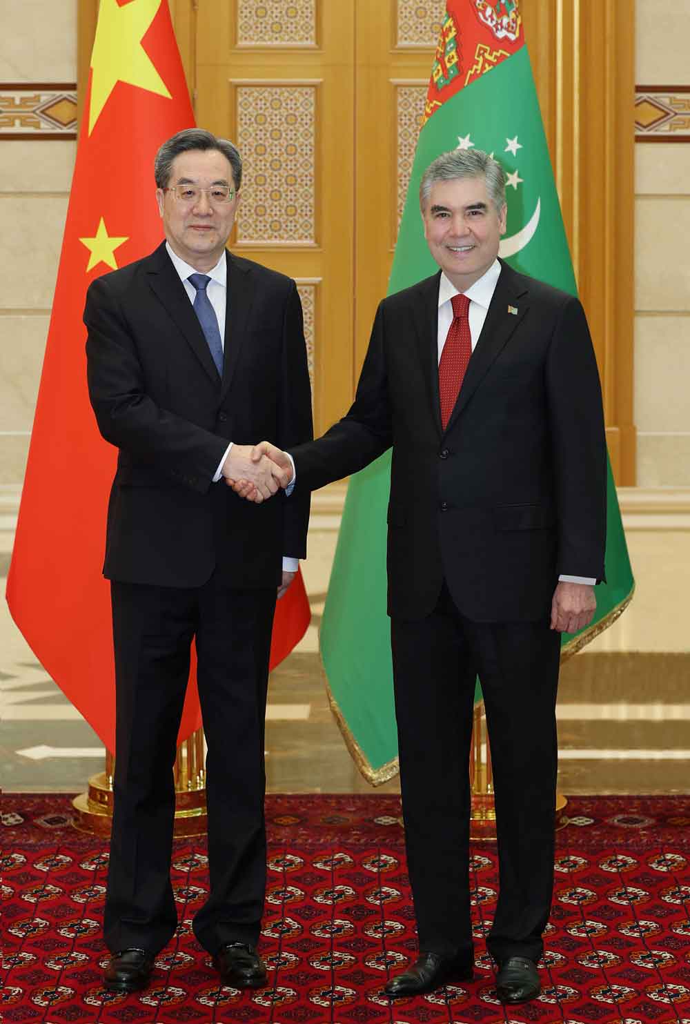 Meeting of Hero-Arkadag with First Vice Premier of the State Council of the People’s Republic of China