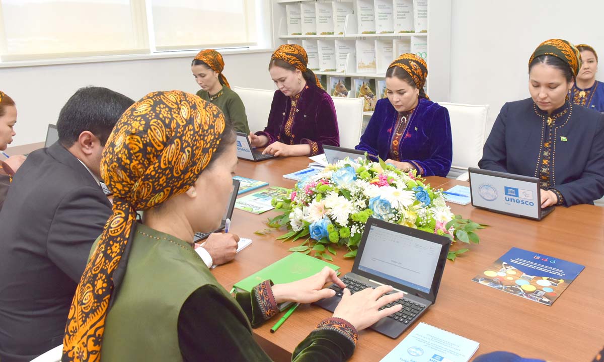 The UNESCO department «Sanly ylym» has begun work in the technology park of the capital