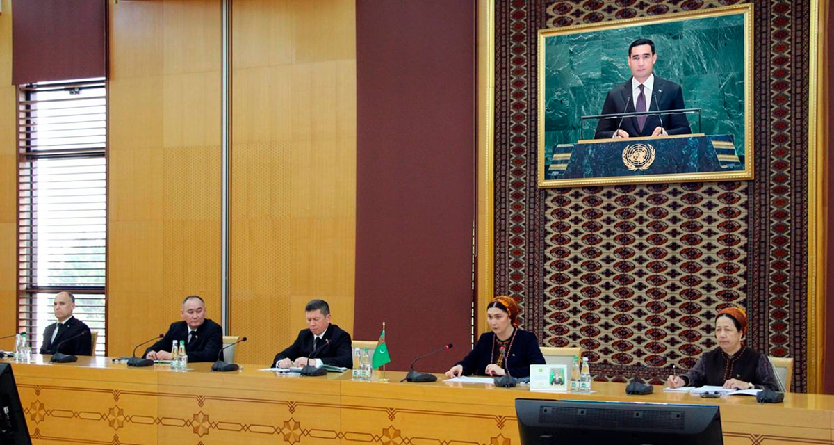 Türkmenistanyň DIM-inde Halkara Zähmet Guramasynyň wekiliýeti bilen duşuşyk geçirildi