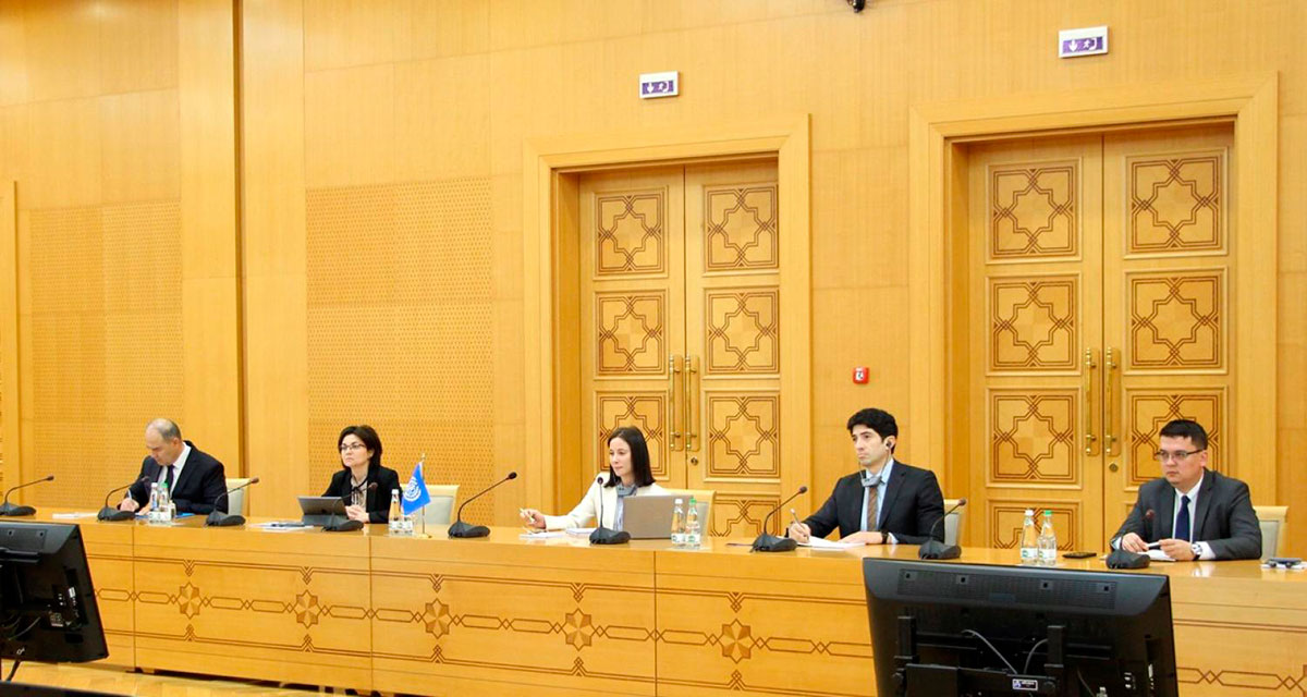 Türkmenistanyň DIM-inde Halkara Zähmet Guramasynyň wekiliýeti bilen duşuşyk geçirildi