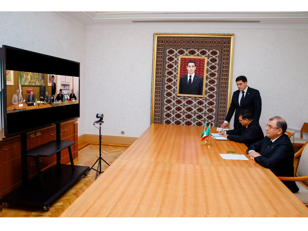 Туркменский и итальянский вузы подписали Соглашение о сотрудничестве