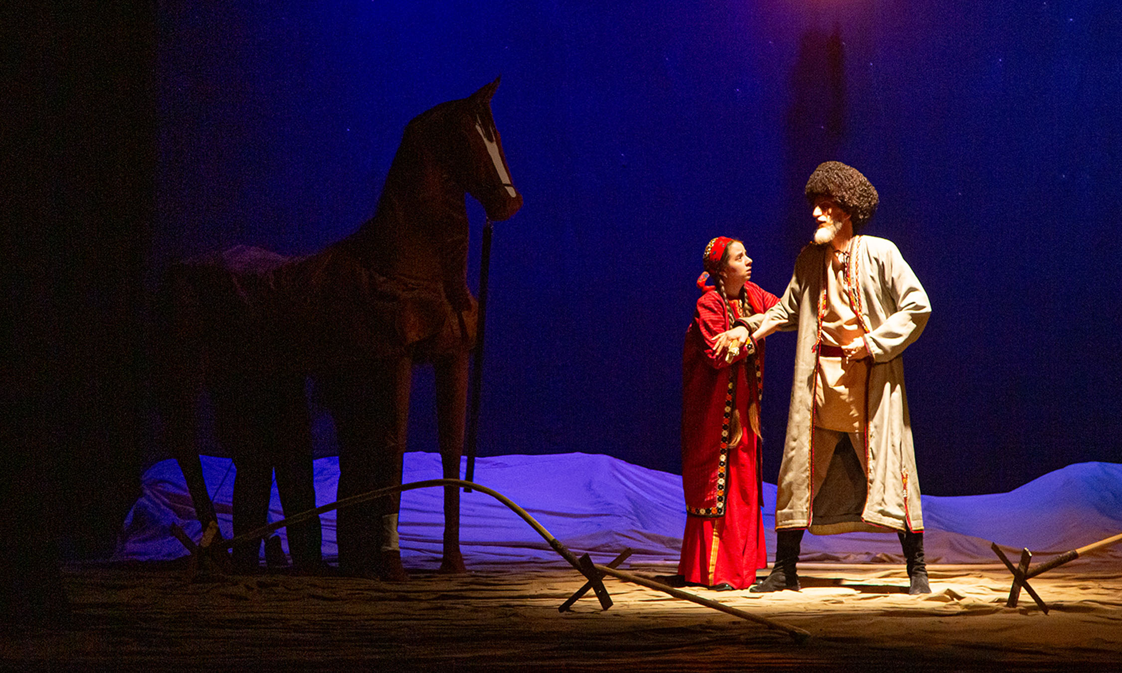 A play about honor, duty, and loyalty to one’s horse