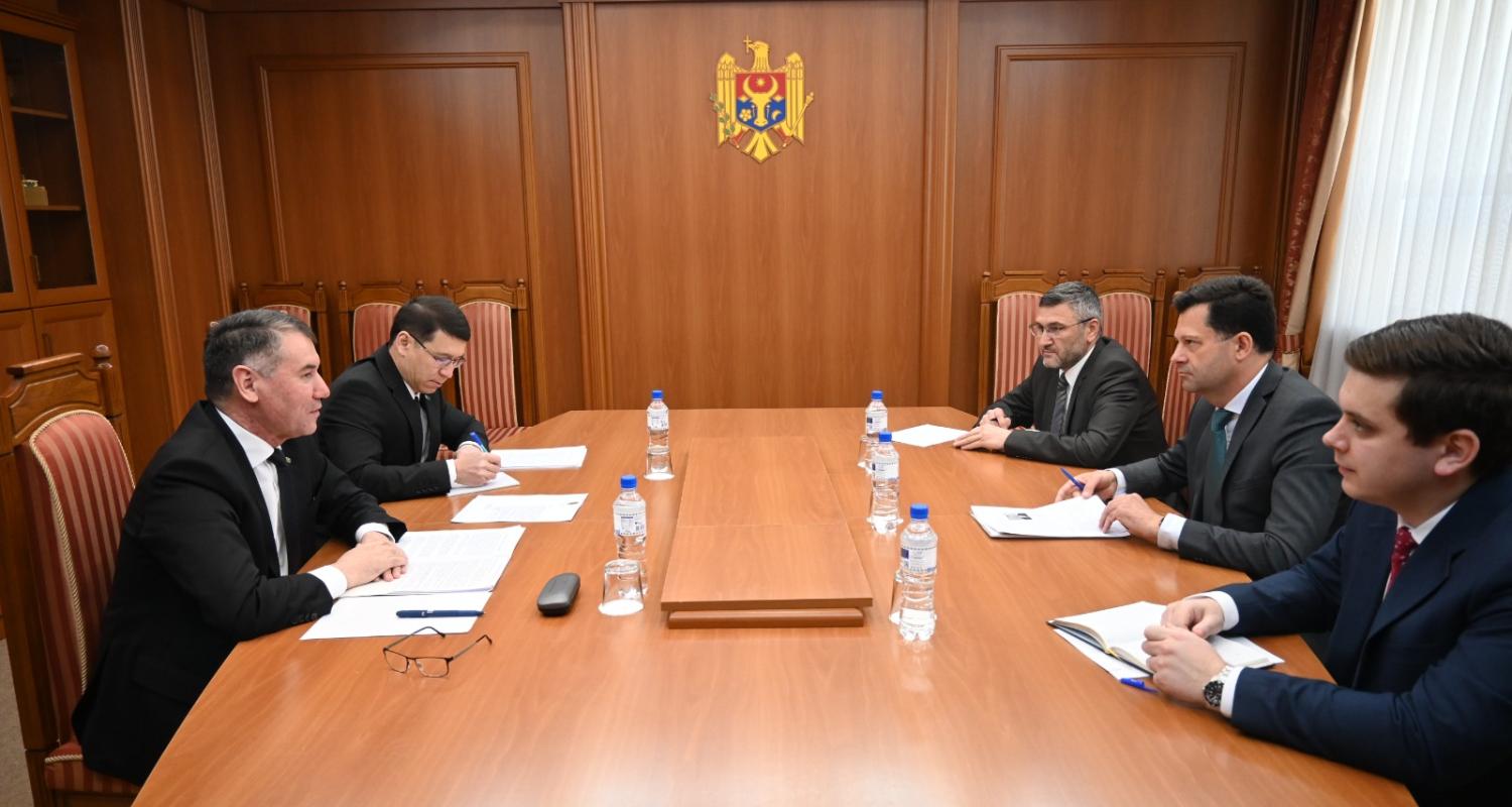The Ambassador of Turkmenistan held a meeting with the State Secretary of the Ministry of Foreign Affairs of the Republic of Moldova