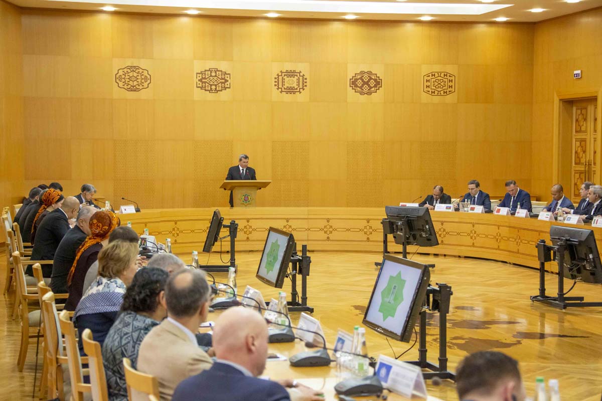 Briefing at the Ministry of Foreign Affairs of Turkmenistan gave a review of the country’s foreign policy activities since the beginning of the year