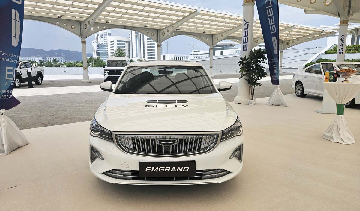 GEELY offers comfortable cars for Turkmen families