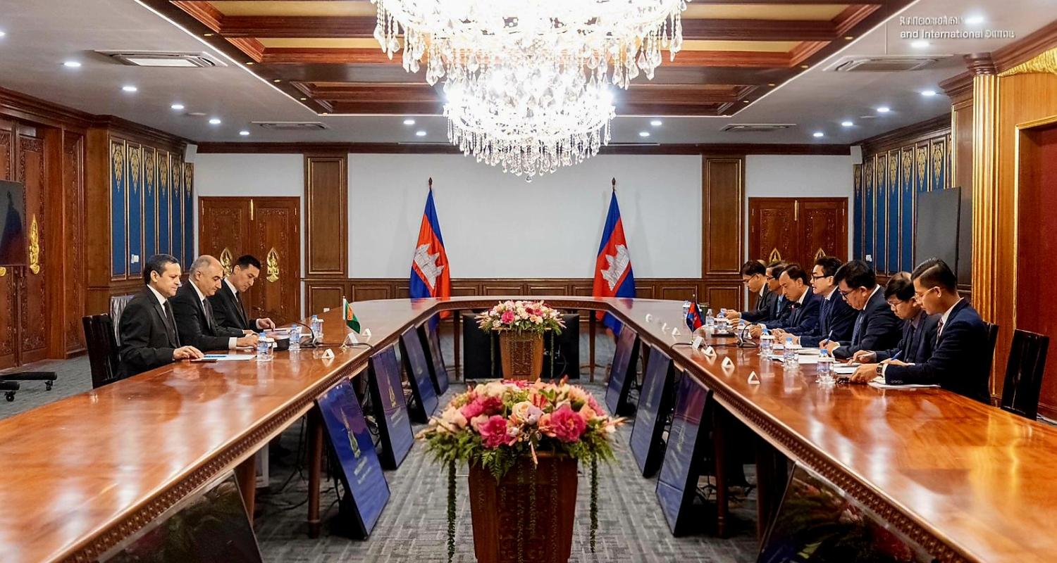 The First Turkmen-Cambodian political consultations were held